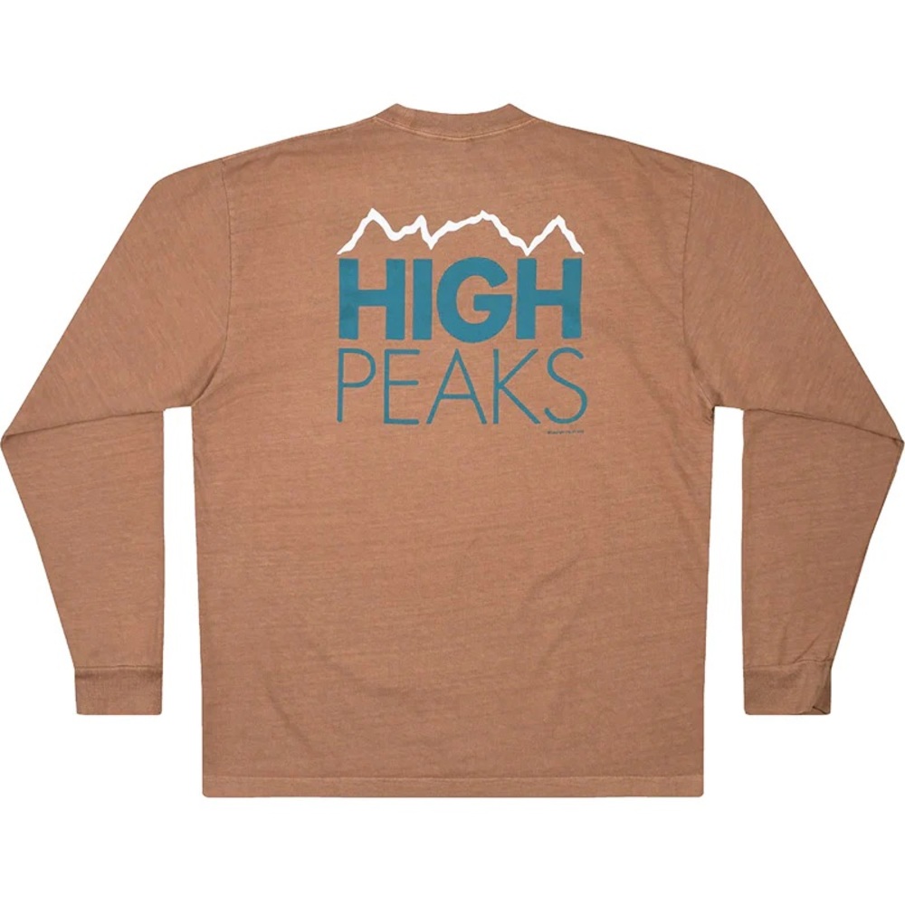 Only NY High Peaks Long Sleeve T-Shirt - Light Brown